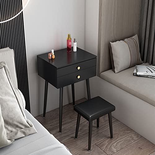 ENGENDER Makeup Vanity Vanity Table Set Flip Dresser Modern Minimalist Small Dresser for Bedroom Ladies Fashion Dresser Dresser with Drawers Vanity Table (Color : A, Size : L50cm) - Image 4
