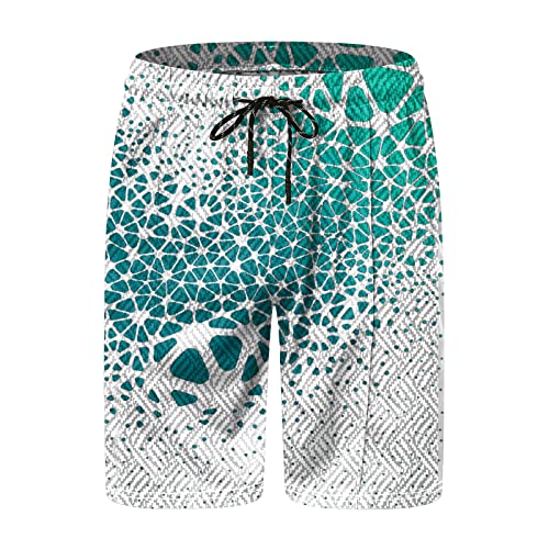 Mens Printed Outfits Zipper Short Sleeve Lapel Shirts Short 2 Piece Outfits Sets For Men Summer Beach Outfits Suits - Image 3