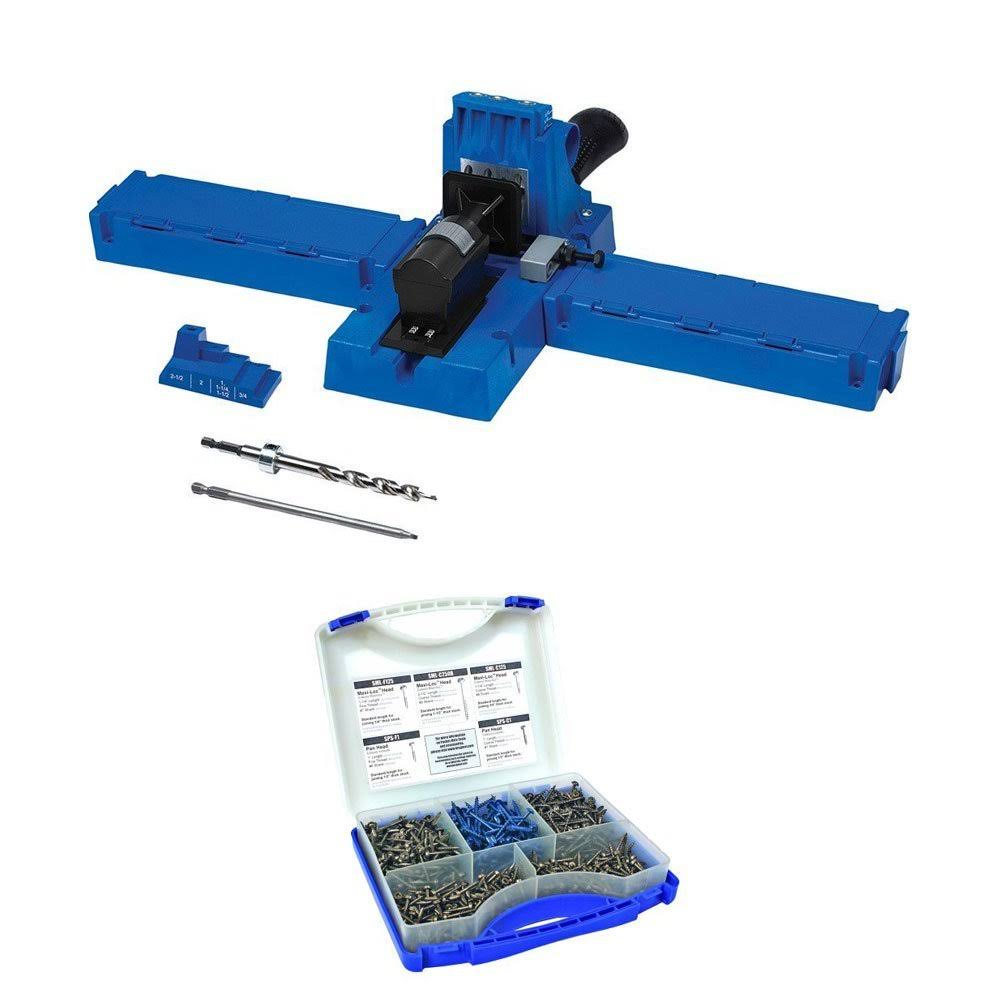Kreg K5 Pocket-Hole Jig with SK03 Pocket Hole Screw Kit