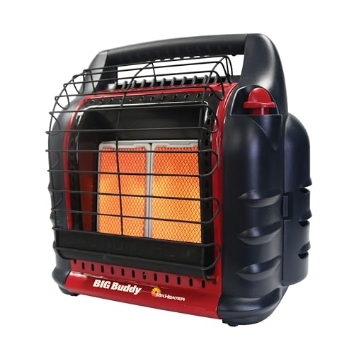 Mr. Heater 18,000 BTU Portable Propane Big Buddy Heater – Mass and CA Version