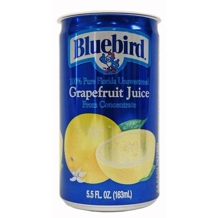 Blue Bird Juice, Grapefruit – 24 pack, 5.5 oz cans