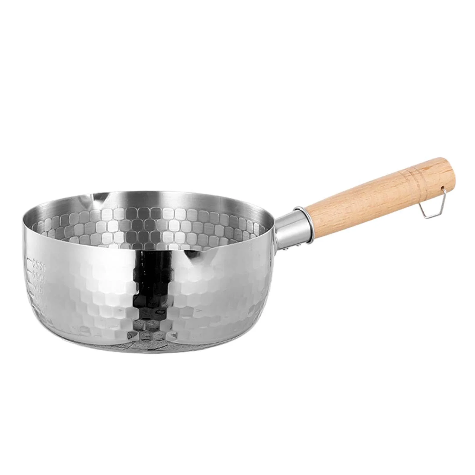 CUTICATE Japanese Saucepan Sauce Pan Universal Stoves Noodles Pasta Long Handle Stovepot Cooking Pot for Hiking Indoor Outdoor Camping 18cm - Image 2