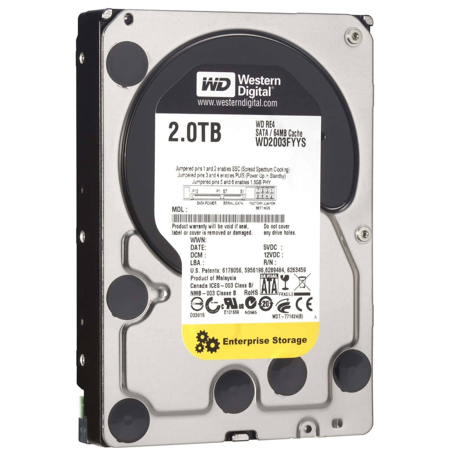 WD RE4 2TB 3.5-inch Enterprise SATA Hard Drive – Wd2003fyys