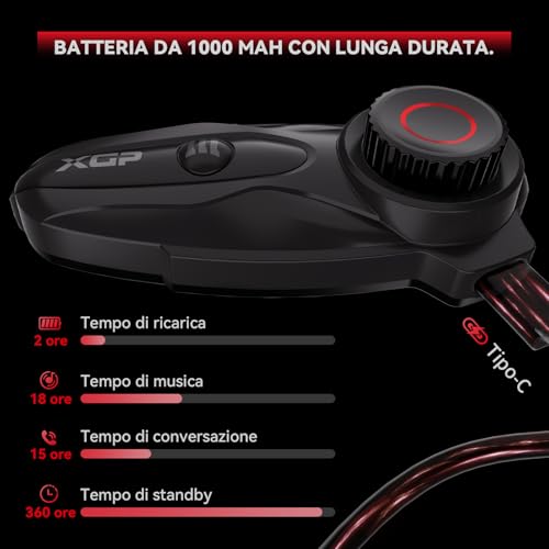 Motorcycle Bluetooth Headset V5.2 with Music Sharing, 2-Way Motorcycle Helmet Bluetooth with IP67 Waterproof, Motorcycle Communication Systems with Hi-FI Speakers for ATV/Snowmobile/Ski, 2 Pack - Image 23