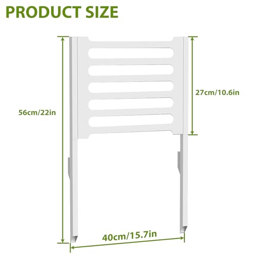 Privacy Fence 12 Pack, Air Conditioner Fence 15.7” ?? 22”, Outdoor Privacy Fence Screen, Trash Can Enclosure, Pool Equipment Panels, Panels Outdoor for Garden Patio - Image 2