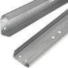 Garage Door Vertical Track Replacement ?C Set of Left and Right for 7 Foot Tall – Garage Door Rails Galvanized Steel Hardware Door Rails for Residential/Light Commercial Side Tracks for 2-inch Rollers