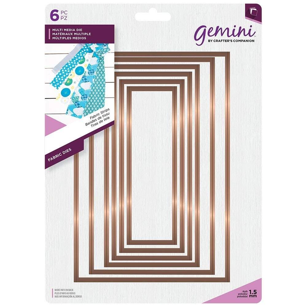 Crafter&s Companion GEMMDMM7 Strips Gemini Patchwork Fabric Dies - Image 5